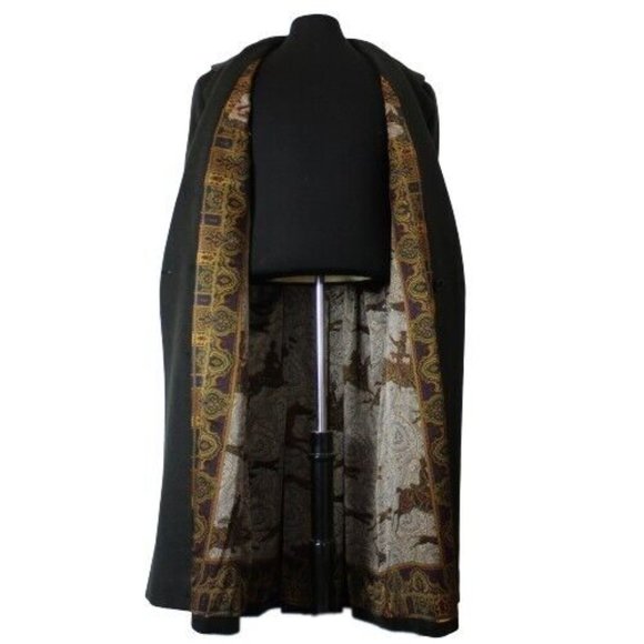 ZILLI Green Cashmere Wool Angora Blend Overcoat NEW - Picture 6 of 10